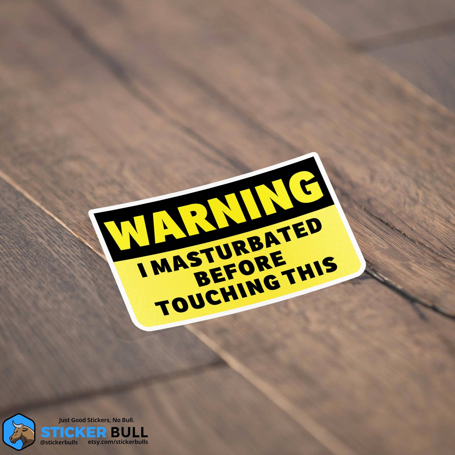 Warning I Masturbated Before Touching This Sticker
