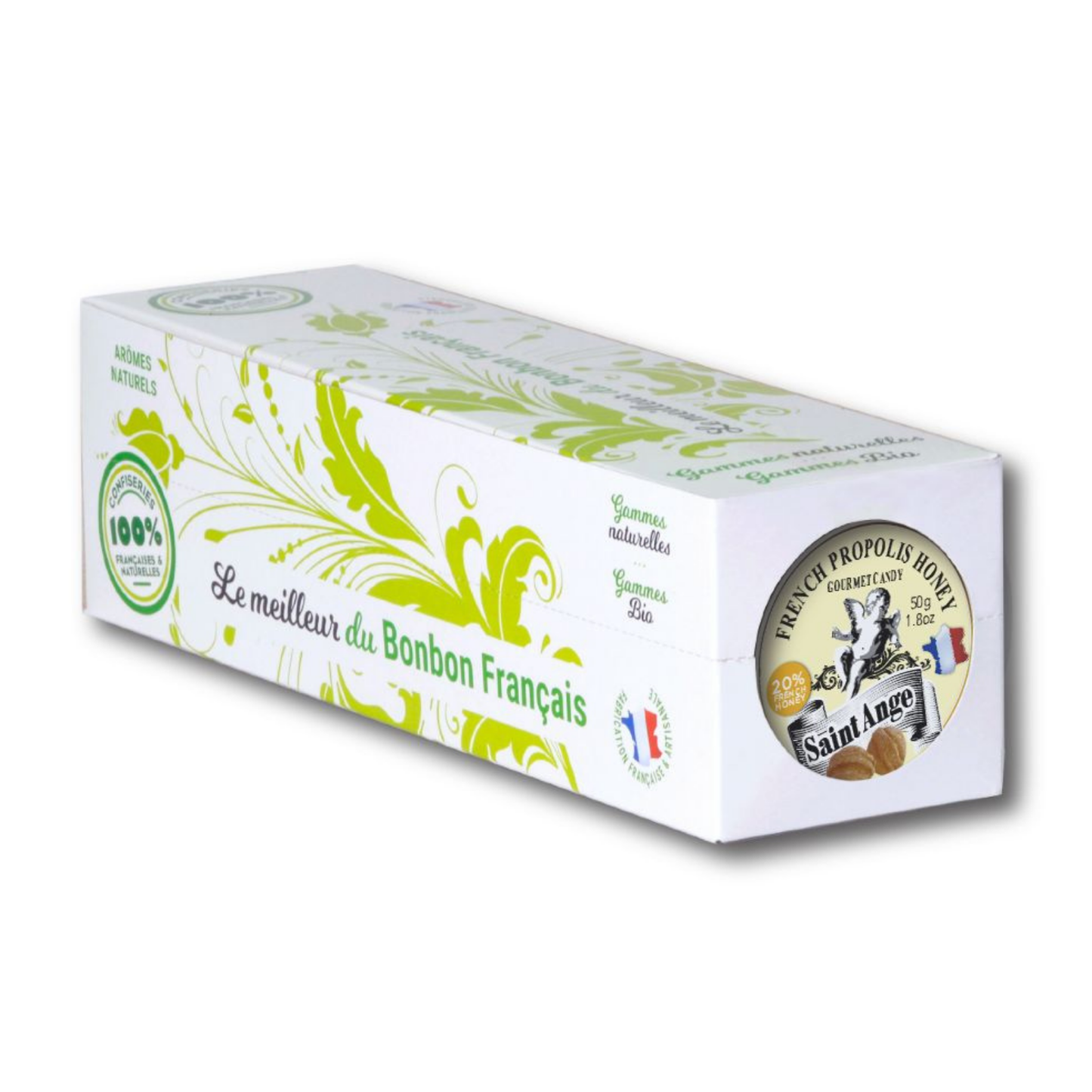 Saint Ange Honey Propolis - French Gourmet Natural Candy Tin