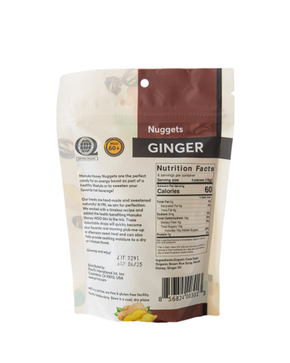 Manuka Honey & Ginger Nuggets 3 oz