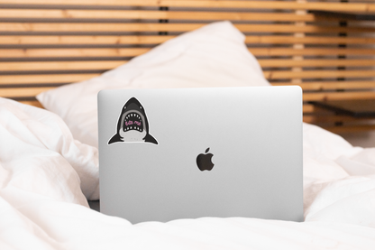 Bite Me Sticker - shark, ocean, funny, coast, sea, animal