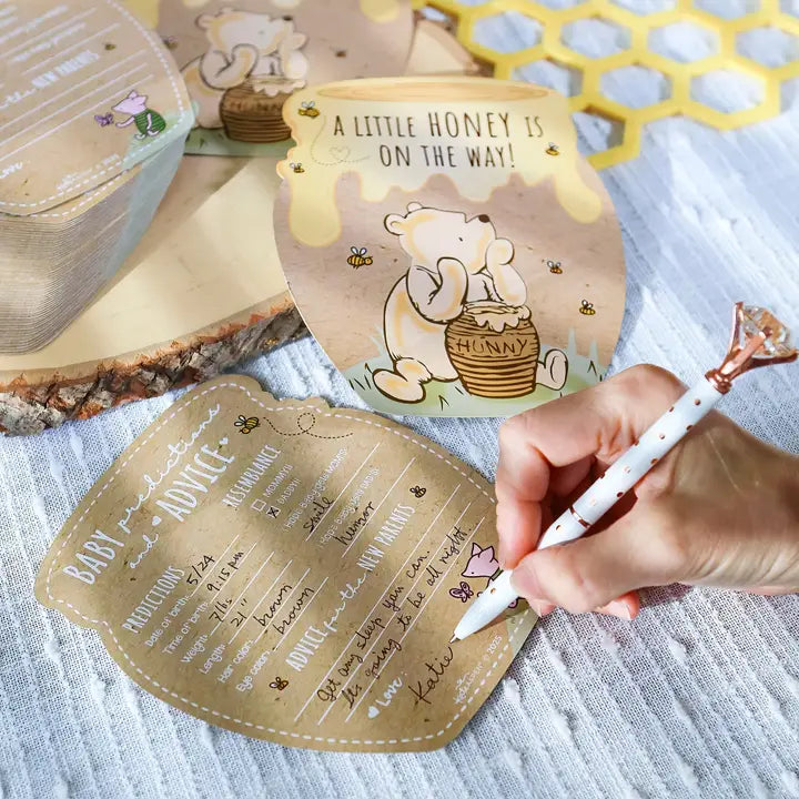 Honey Bear - 50 card stock baby shower game set