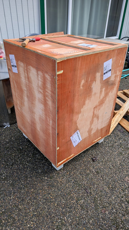 LARGE motorized 4-frame LAYENS honey extractor (Layens, langstroth, AZ hive)