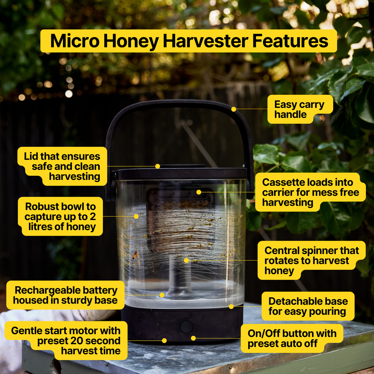 Micro Honey Harvester - 5 Deep Frame Starter Kit