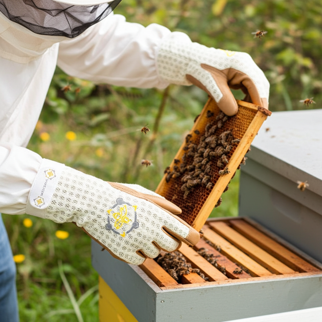 Apis Tactical heavy duty beekeeping gloves