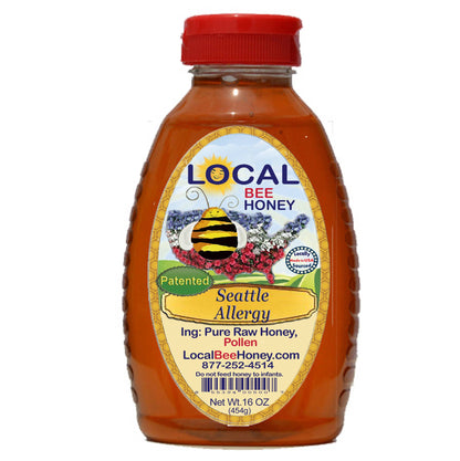 Seattle Allergy Honey - 16oz  | Local Bee Honey