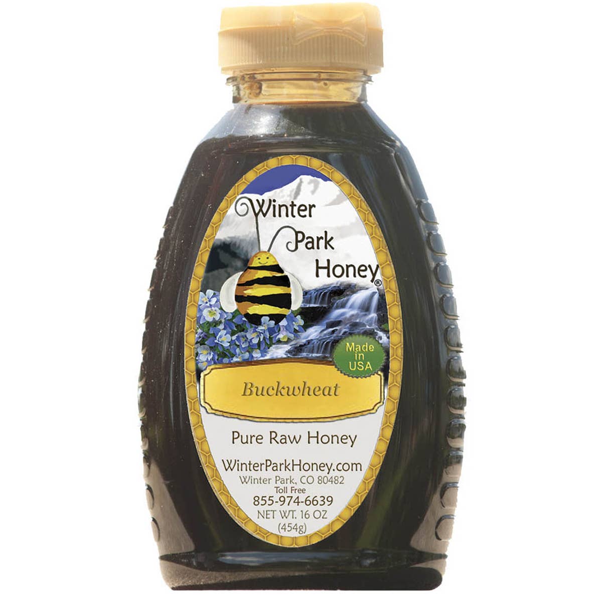Buckwheat Honey - 16oz | Winter Park Honey (Pure Raw)