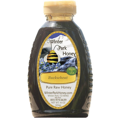 Buckwheat Honey - 16oz | Winter Park Honey (Pure Raw)