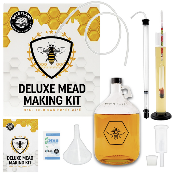 Premium Honey Wine (Mead) Making Kit - 1 Gallon