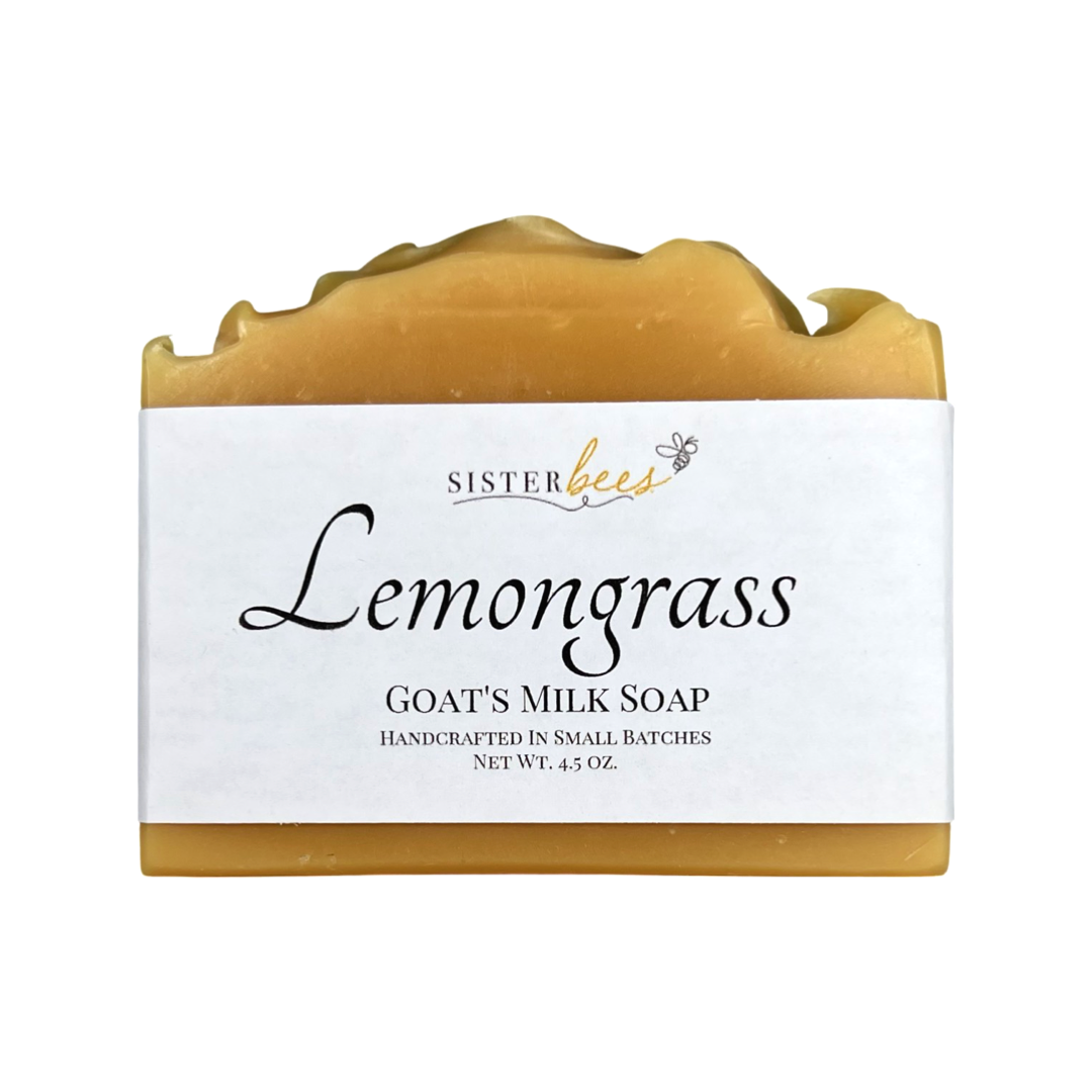 Lemongrass Goat Milk Soap Bar - Natural