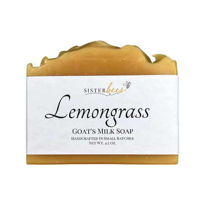 Lemongrass Goat Milk Soap Bar - Natural