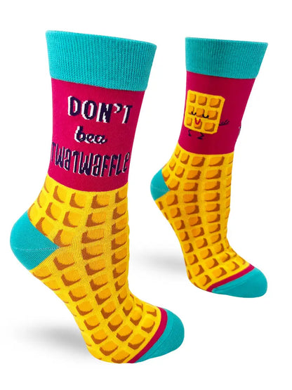 Don't be a Twatwaffle ladies socks