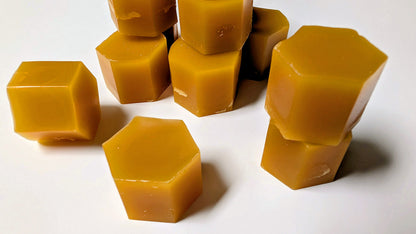 Hexagon design 100% pure bees wax for artists, crafters, beekeepers, shop workers