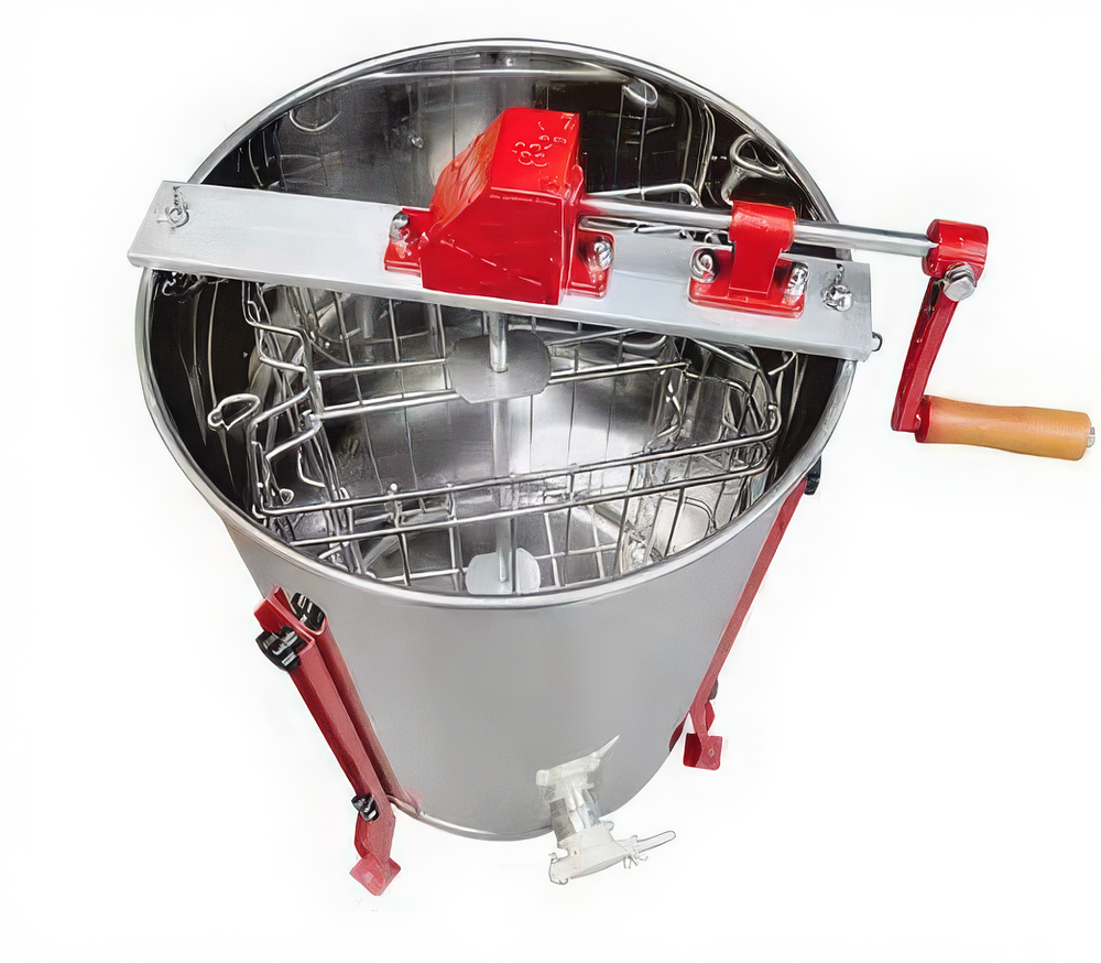 2-frame manual honey extractor