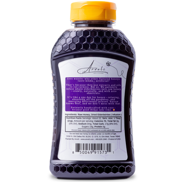 Elderberry Infused Honey - 1 LB