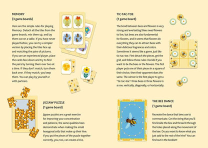 Eco Play: Bees puzzles and games book for kids!